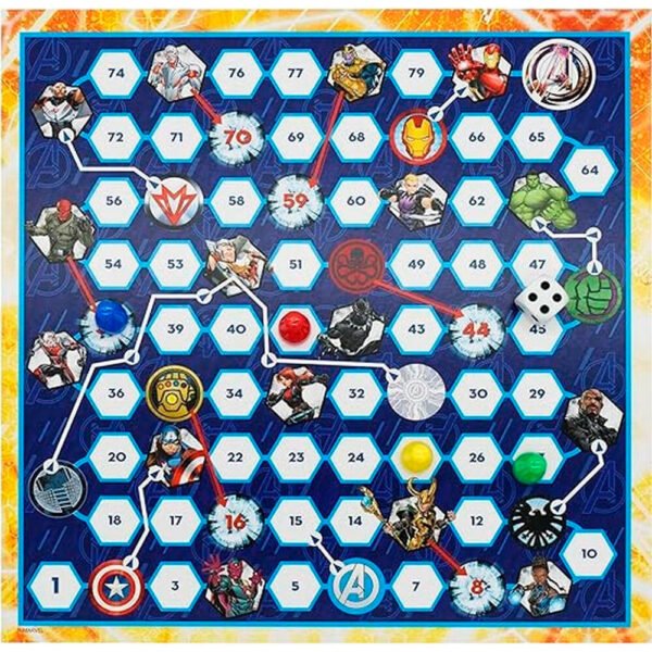 Set 4 juegos de mesa Los Vengadores Avengers Marvel - Imagen 4