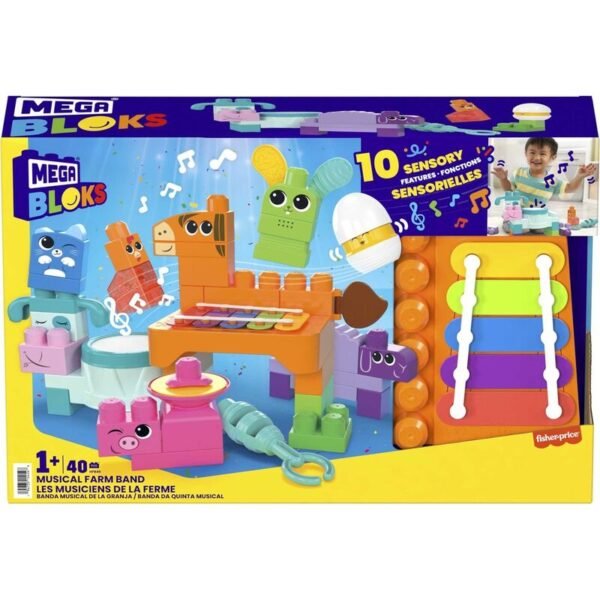 Banda Granja Musical Mega Bloks 45pzs - Imagen 5