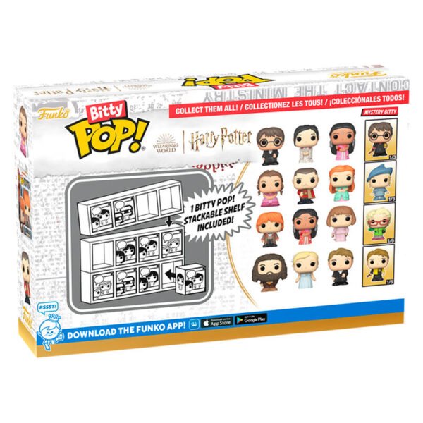 Blister 4 figuras Bitty POP Harry Potter - Harry Potter - Imagen 2