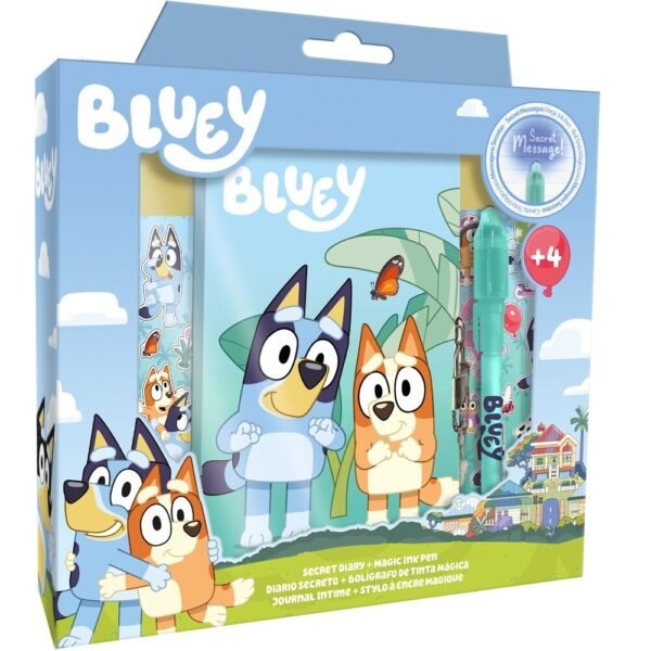 Diario con bolígrafo mágico Bluey