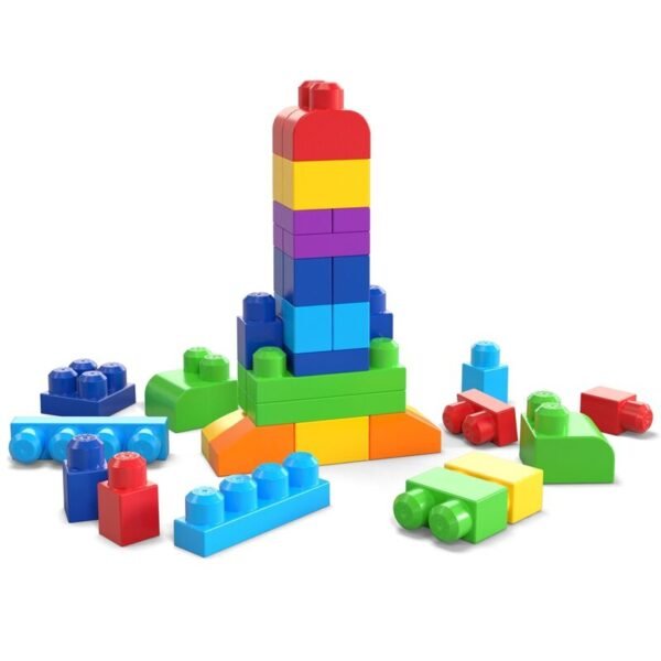 Bolsa Mega Bloks azul 60pzs - Imagen 4