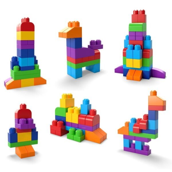 Bolsa Mega Bloks azul 60pzs - Imagen 3