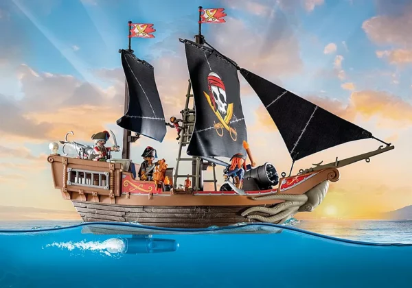 Gran barco pirata de Playmobil - Imagen 3