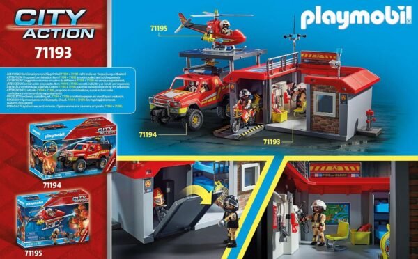 Playmobil City Action 71193 Parque de Bomberos - Imagen 3