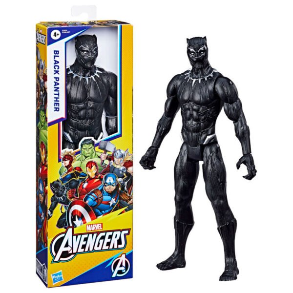 Figura Black Panther Deluxe Titan Hero Vengadores Avengers Marvel 30cm - Imagen 2