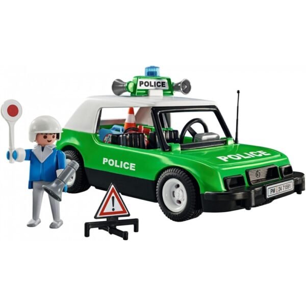 Coche policía clásico playmobil - Imagen 3