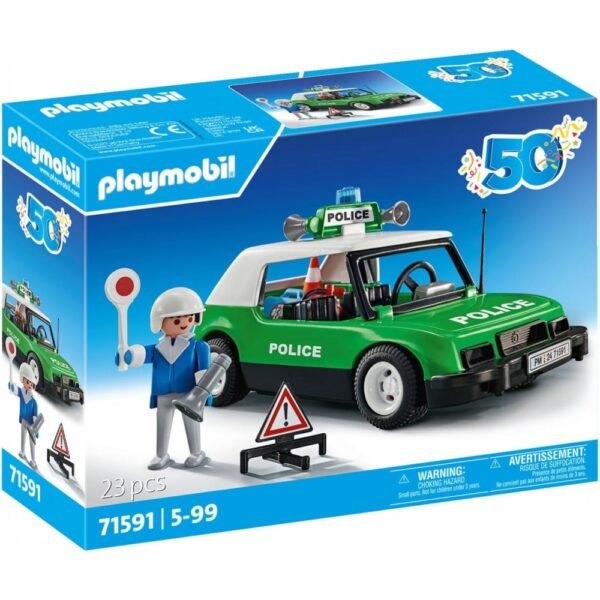 Coche policía clásico playmobil