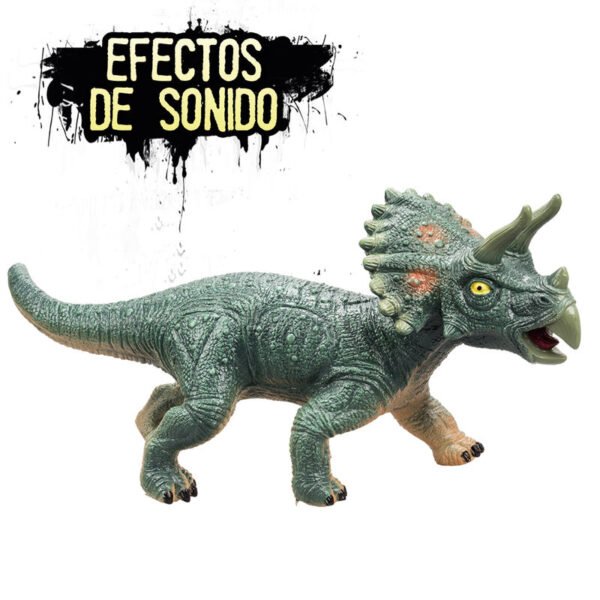 Dinosaurio Triceratops con sonido