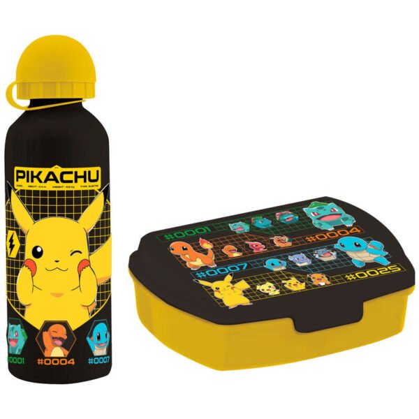Sandwichera y cantimplora aluminio Pokemon 500ml - Imagen 2