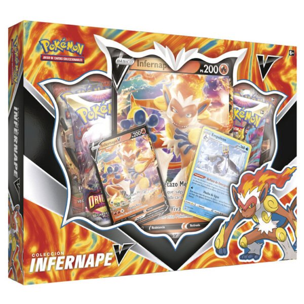 Blister Juego Cartas Coleccionables Infernape V Pokemon español - Imagen 2