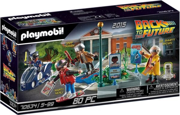 PLAYMOBIL 70634 Back to The Future Persecución en monopatín Parte II, A Partir de 5 años, Multicolor