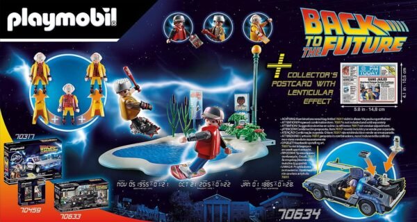 PLAYMOBIL 70634 Back to The Future Persecución en monopatín Parte II, A Partir de 5 años, Multicolor - Imagen 2